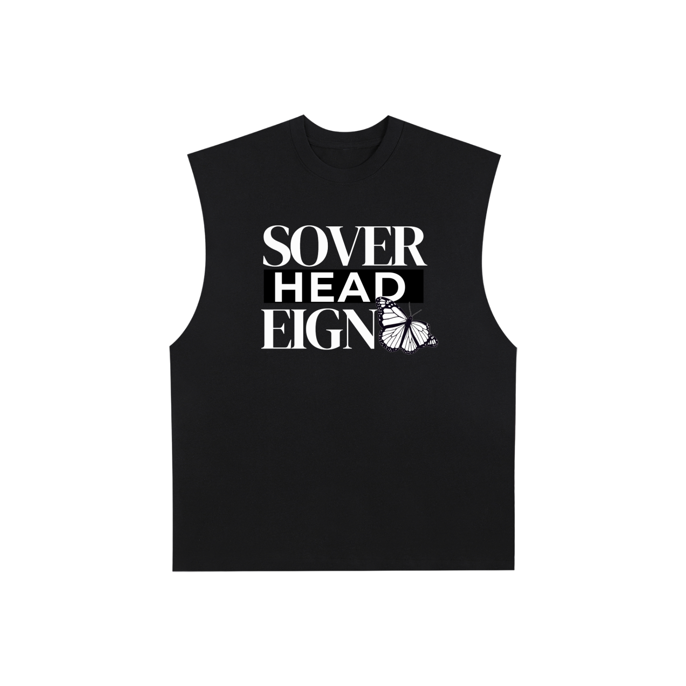 Raw Edge Cotton Tank Top