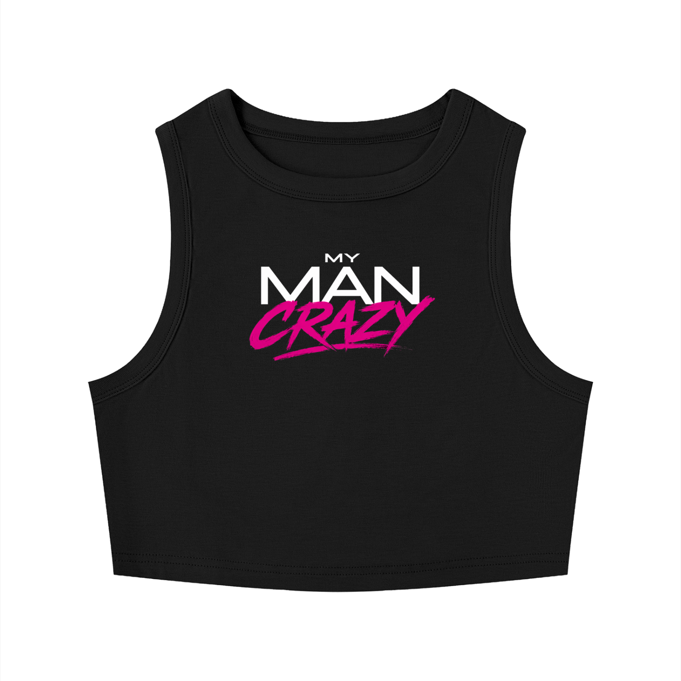 Women's Tight Crewneck Crop Tank Top
