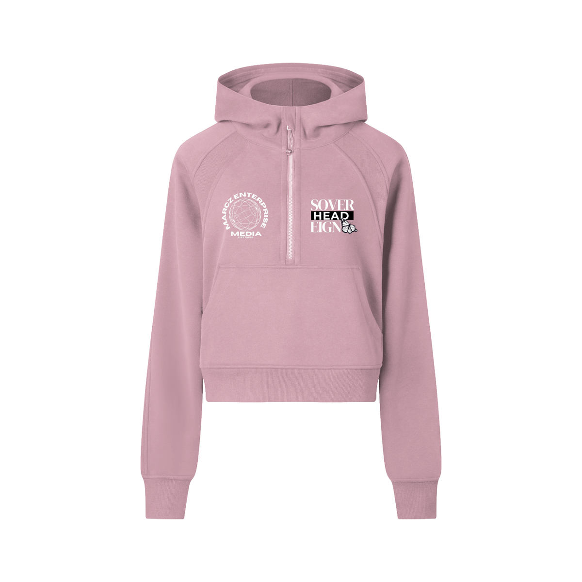 Sovereign Classic Cropped Half-Zip Hoodie
