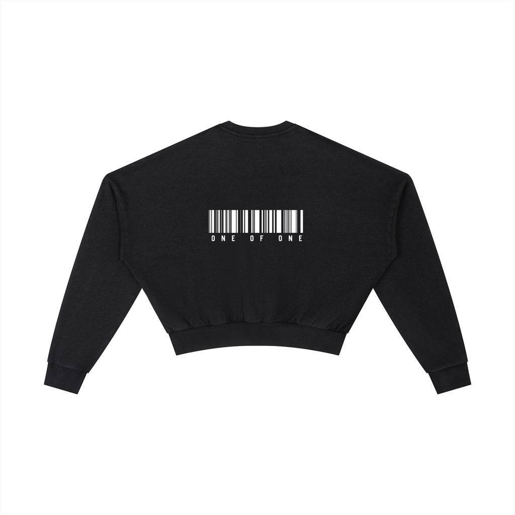Vintage Washed Cropped Sweatshirt