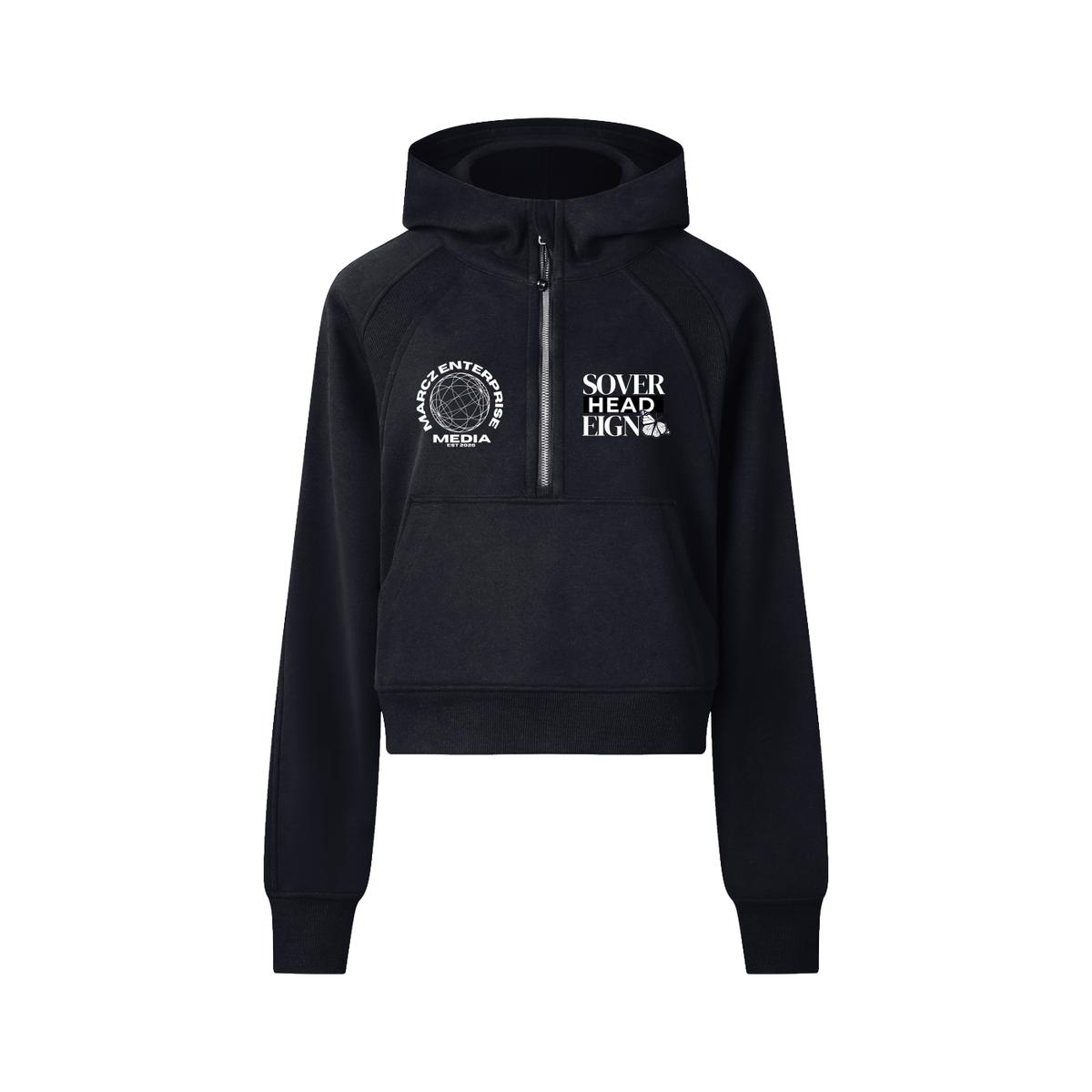 Sovereign Classic Cropped Half-Zip Hoodie