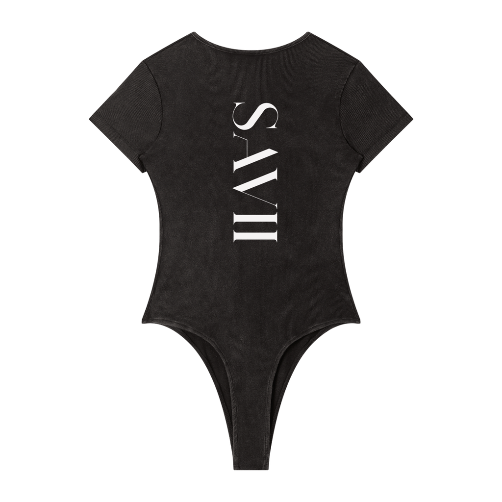 Women's Mineral Wash Crewneck Bodysuit
