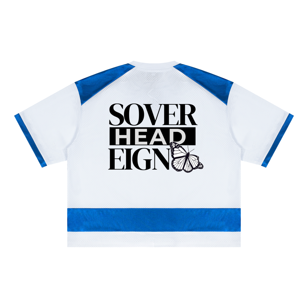 Unisex Raglan Sleeve Mesh Boxy T-Shirt