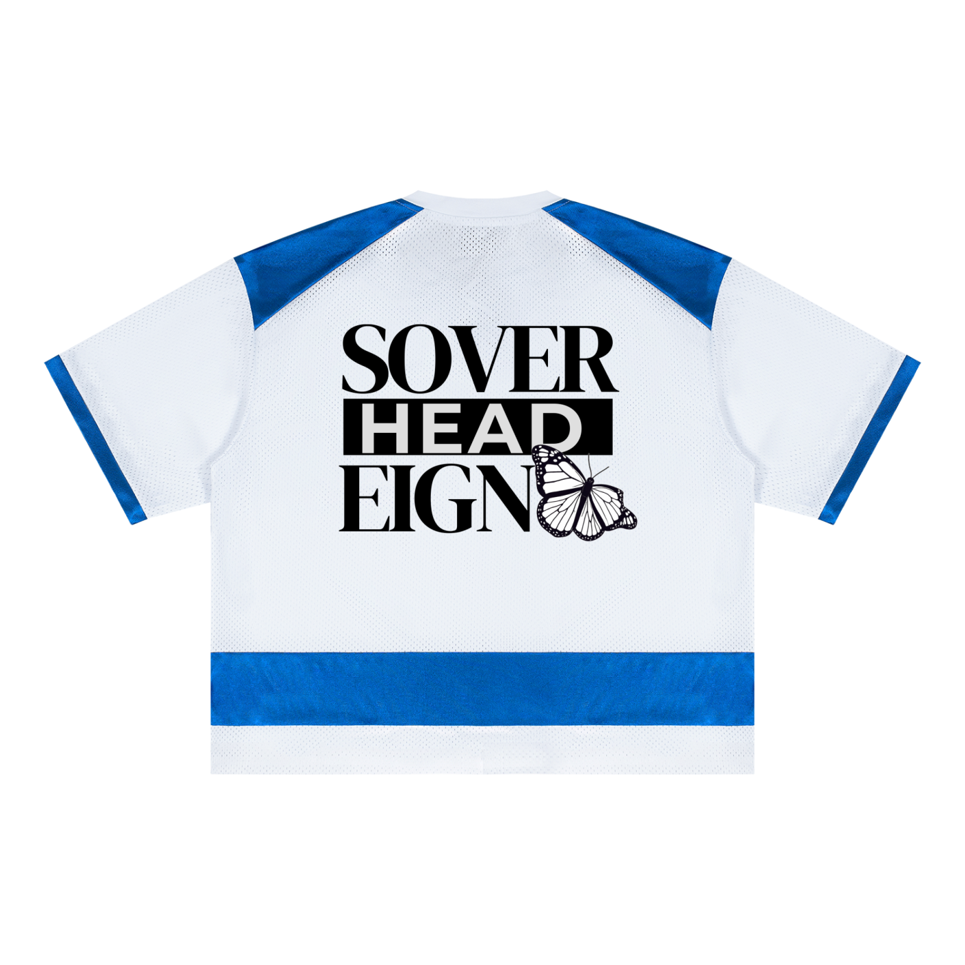 Unisex Raglan Sleeve Mesh Boxy T-Shirt
