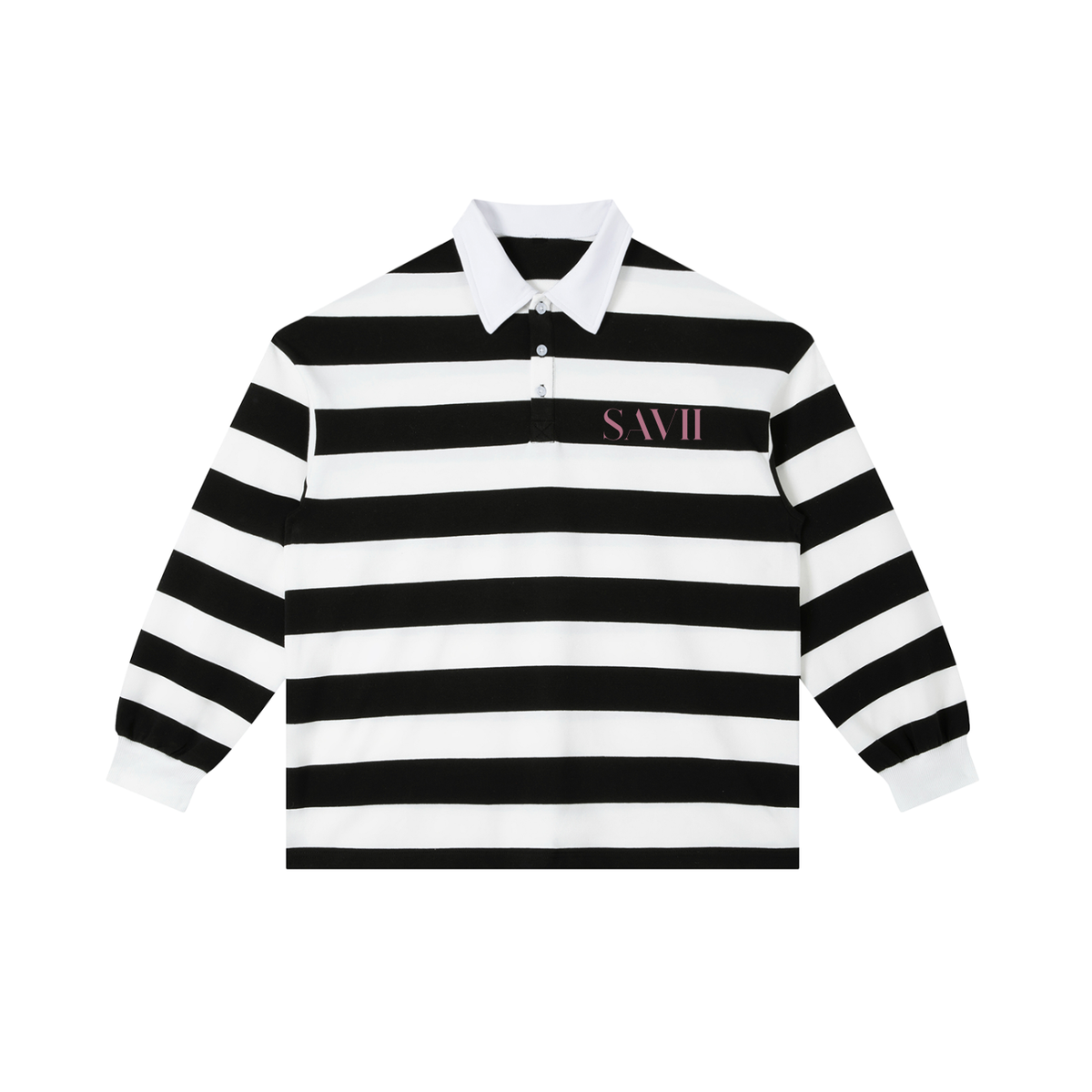Color Block Stripe Polo Shirt