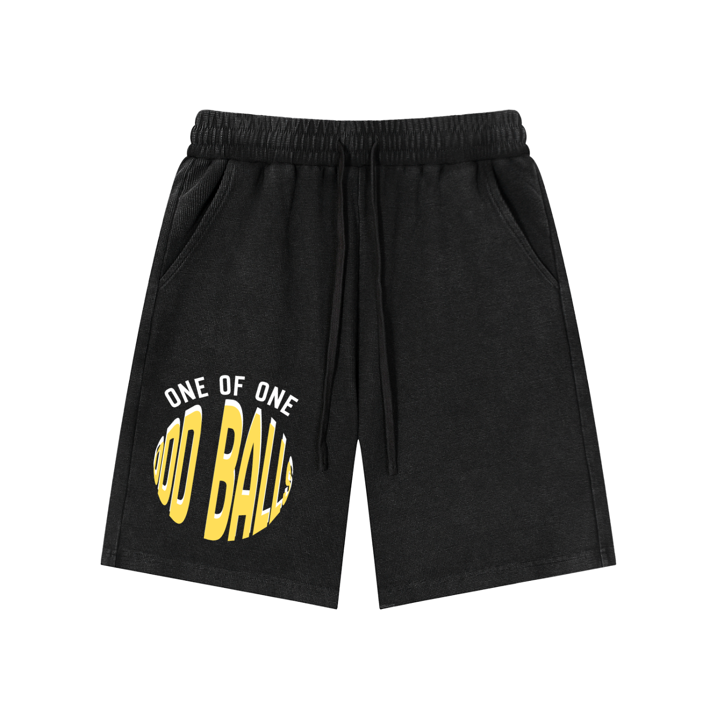 Mineral Wash Waffle Knit Shorts