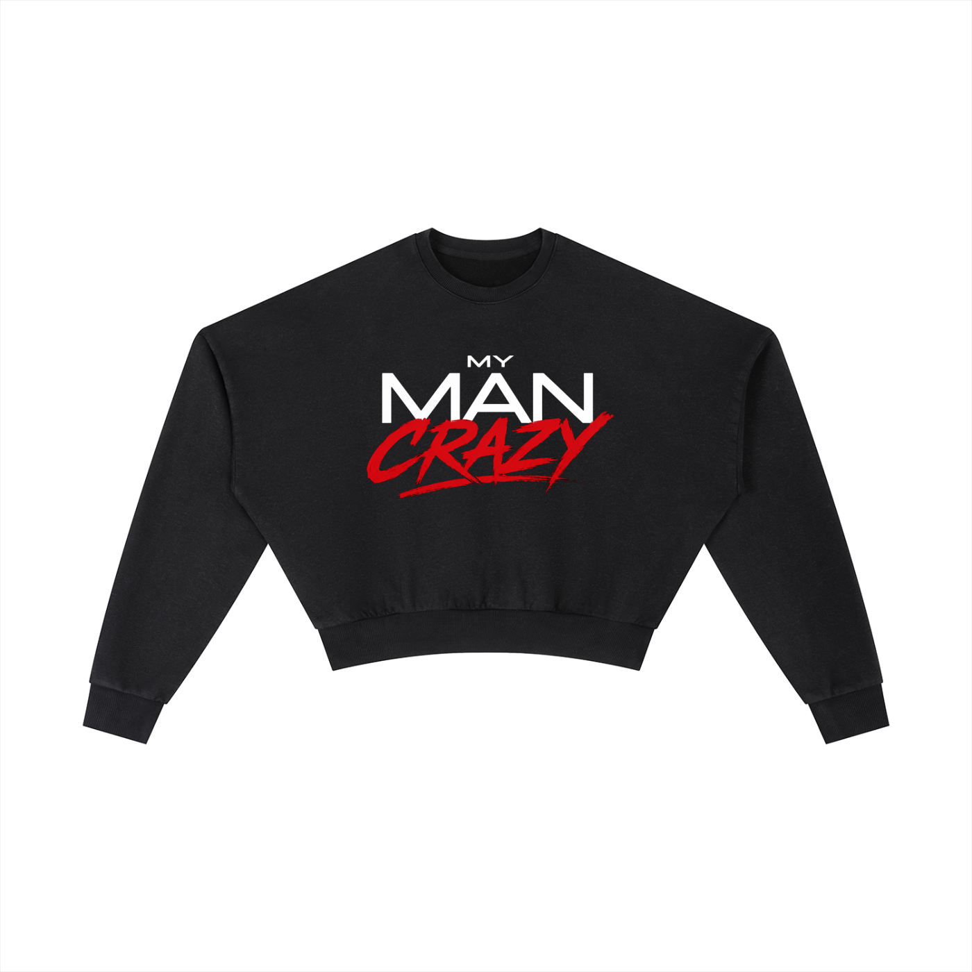Vintage Washed Cropped Sweatshirt