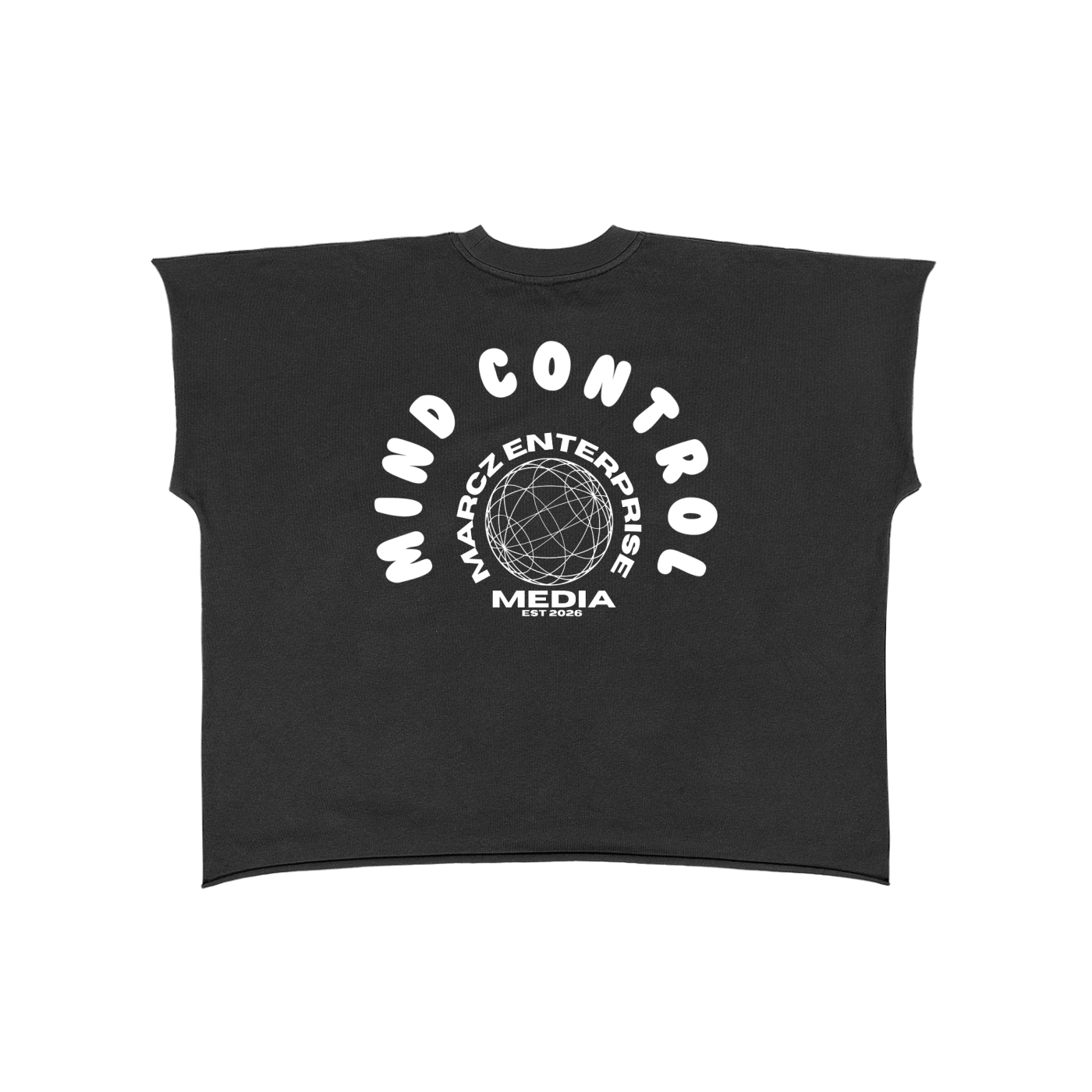 Raw Edge Boxy Non-Shrink T-Shirt