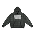 Unisex Plaid Color Block Hoodie