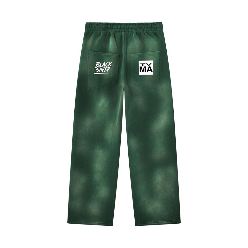 Unisex Sunfade Wide Leg Fleece Sweatpants